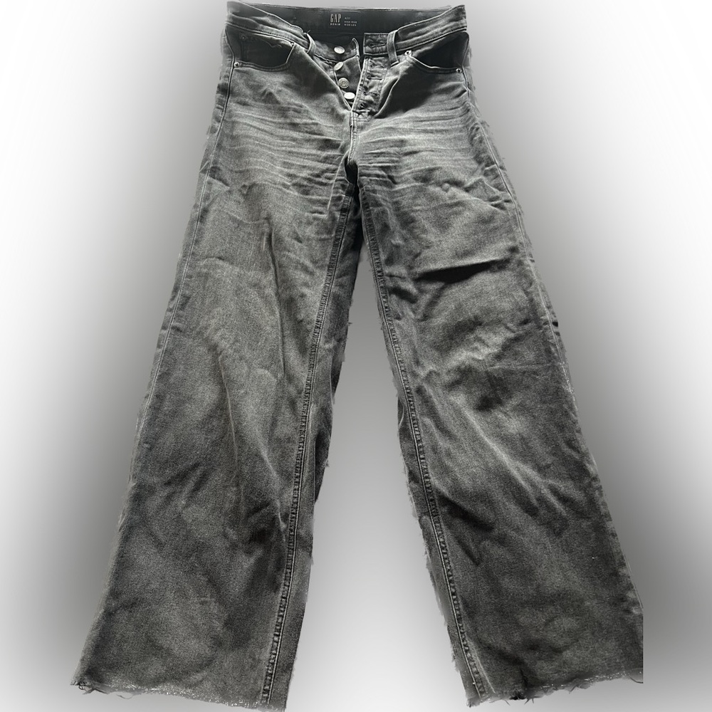 High rise, wide leg Gap jeans